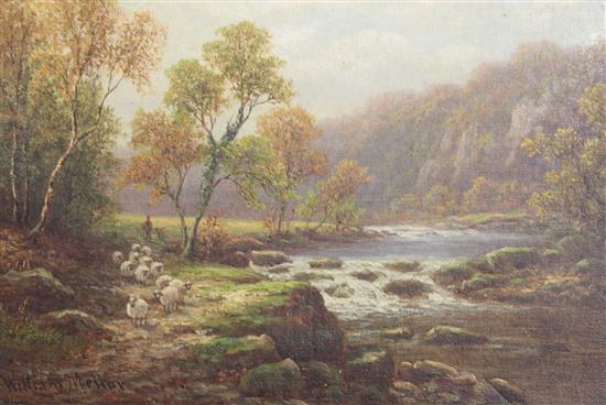 William Mellor (1851-1931) Thornton Gyhll Grasmere, Ingelton & On The Wharfe, Bolton Woods 8 x 12in.